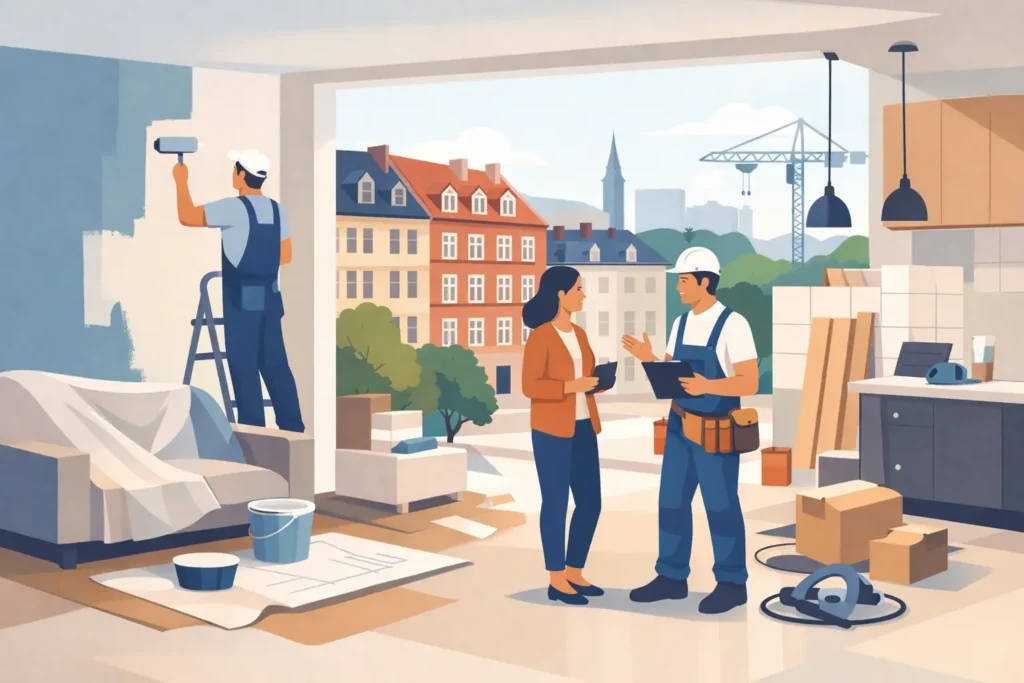 Lejlighedsrenovering på Østerbro uden kaos